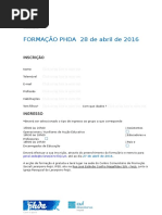 Formação Phda Inscição