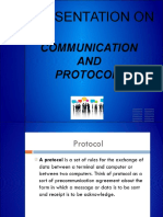 Presentation On: Communication AND Protocols