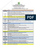 Calendario Academico 2015 2 Eadtec