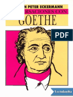 Conversaciones Con Goethe - Johann Peter Eckermann PDF