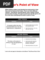 Point of View Handout