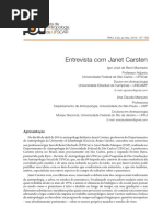 Entrevista Com Janet Carsten