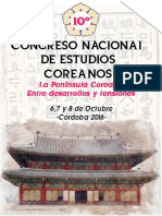 2º circular - X Congreso Nacional de Estudios Coreanos 