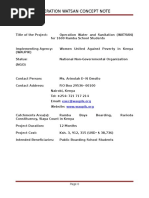 WAUPIK Concept Note OperationWATSAN Ramba