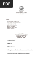 Northampton City Council Agenda