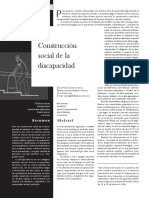 Construcción Social de La Discapacidad