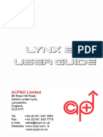 Lynx SM XX Manual