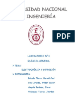 Laboratorio 4 Quimica