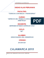 T.A. Derecho Del Trabajo Conciliacion y Arbitraje