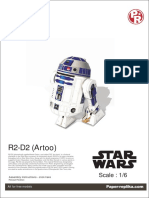 R2D2 Starwars Papercraft