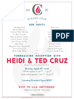 Reception For Ted Cruz