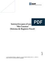 Anexo 3 Folio 28 Guías de Apoyo Relativas a Trámites Del RFC y Uso Del Sistema de Registro Fiscal “Mis Cuentas”