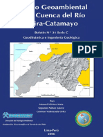 Estudio Geoambiental de La Cuenca Del Río Chira-Catamayo, 2006 PDF