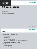 2008 NX Open Status