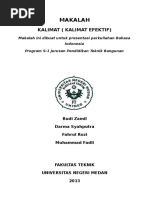 Download Makalah Bahasa Indonesia - Kalimat Efektif by Budi Zamil SN310031720 doc pdf