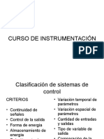 Clasificacion de Sistemas de Control