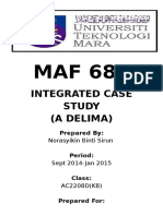 Integrated Case Study (A Delima) : Norasyikin Binti Sirun