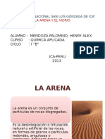 Propiedades de la arena y el vidrio