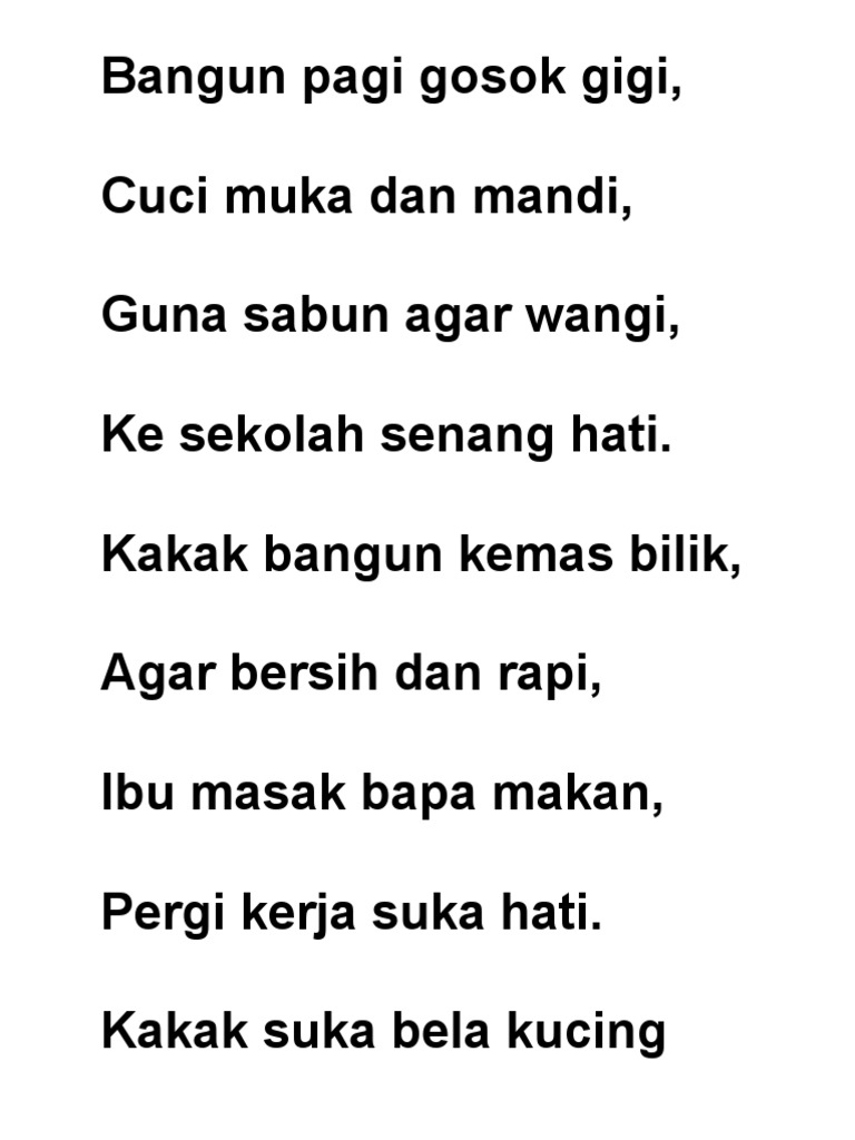 Bangun Pagi Gosok Gigi  PDF
