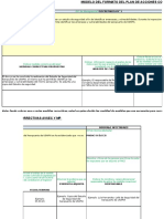 Modelo de Plan de Acciones Correctivas AVSEC (Pac) 1