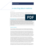 The Role of Big Data in Medicine