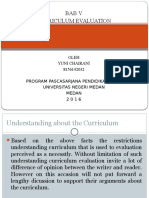 Bab V Curriculum Evaluation