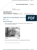 Engine Oil Level Gauge (Dipstick) - Remove and Install: Cerrar SIS