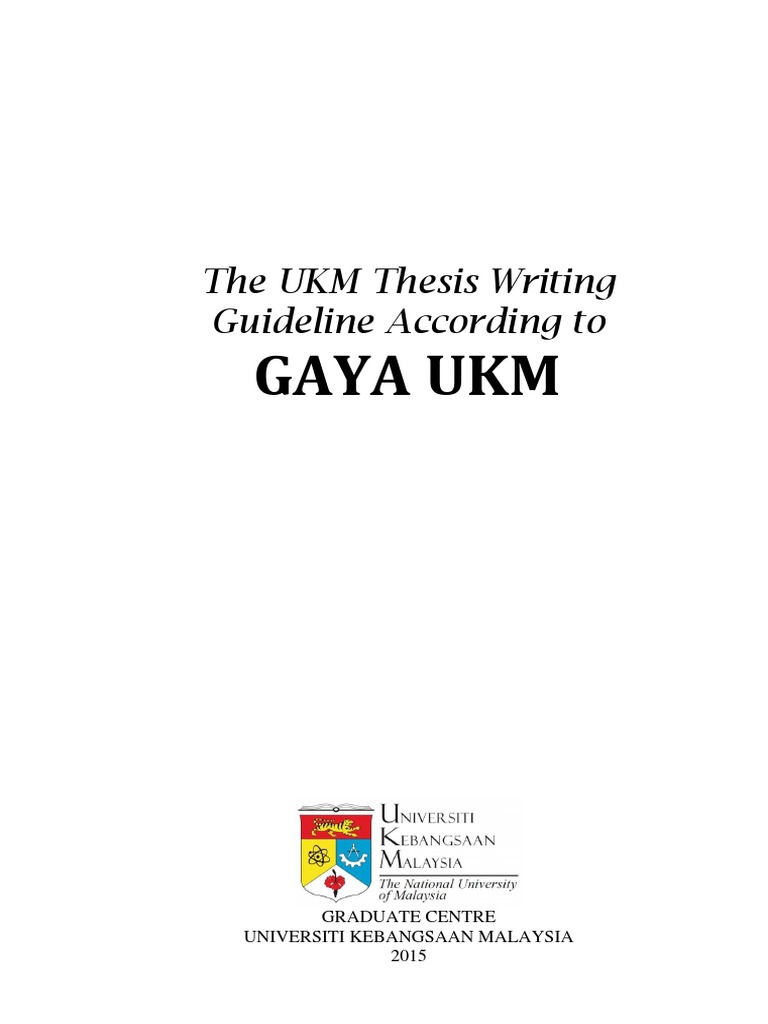 Gaya thesis ukm