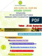 Materi Sertifikasi Ummi 2015