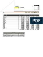 Example of Excel Document