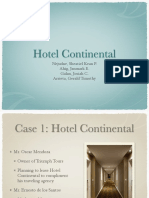 Hotel Continental Case Study