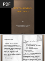 How To Assemble A Basic Desktop PC - 15 Steps - Instructables | PDF ...