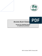 Access Audit Checklist Feb 2000