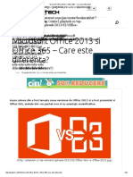 Microsoft Office 2013 Si Office 365 - Care Este Diferenta