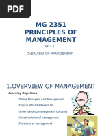 MG 2351 Principles of Management