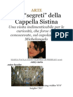 Cappella Sistina - 20 Curiosità