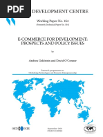 E-Commerce For Development Prospects and