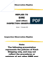 Replies To (And Other) Inspection Observations