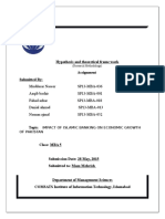 Hypothesis and Theoretical Frame Work Assignment Submitted by