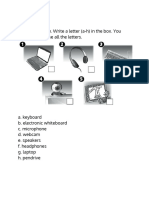 Activity 1: Read and Match. Write A Letter (A-H) in The Box. You Don't Need To Use All The Letters