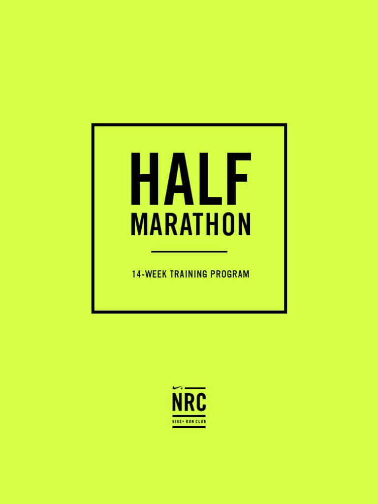 nike run club half marathon training