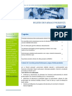 Buletin de Farmacovigilenta Nr 1 an 6 (2015)
