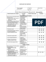 Supplier Visit Report
