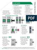 Pulsador de Salida SD-7201GC-PE1