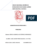 Administraccion de Operaciones 2 Problemas