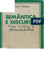 PECHEUX, Michel - Semantica e Discurso PDF