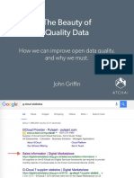 Friday Lunchtime Lecture: The Beauty of Quality Data