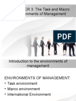 the task and macro environment management