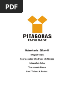 CACULO 3 - Integral Tripla