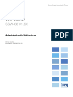 WEG Ssw 06 Multimotores 10000603769 1.6x Aplicacion Espanol
